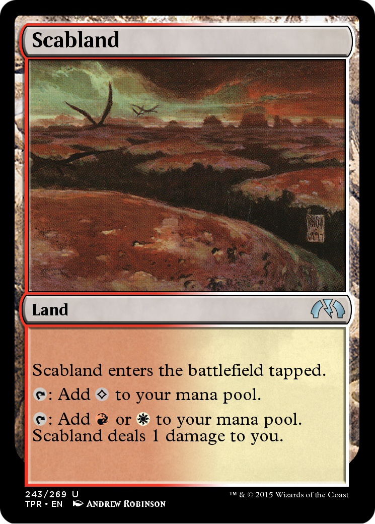 Scabland (TPR-243) - Tempest Remastered Foil - Premium MTG Single from Wizards of the Coast - Just $0! Shop now at Game Crave Tournament Store