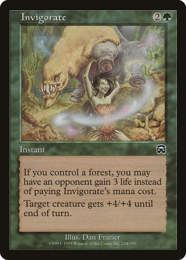 Invigorate (MMQ-254) - Mercadian Masques Foil - Premium MTG Single from Wizards of the Coast - Just $5.29! Shop now at Game Crave Tournament Store