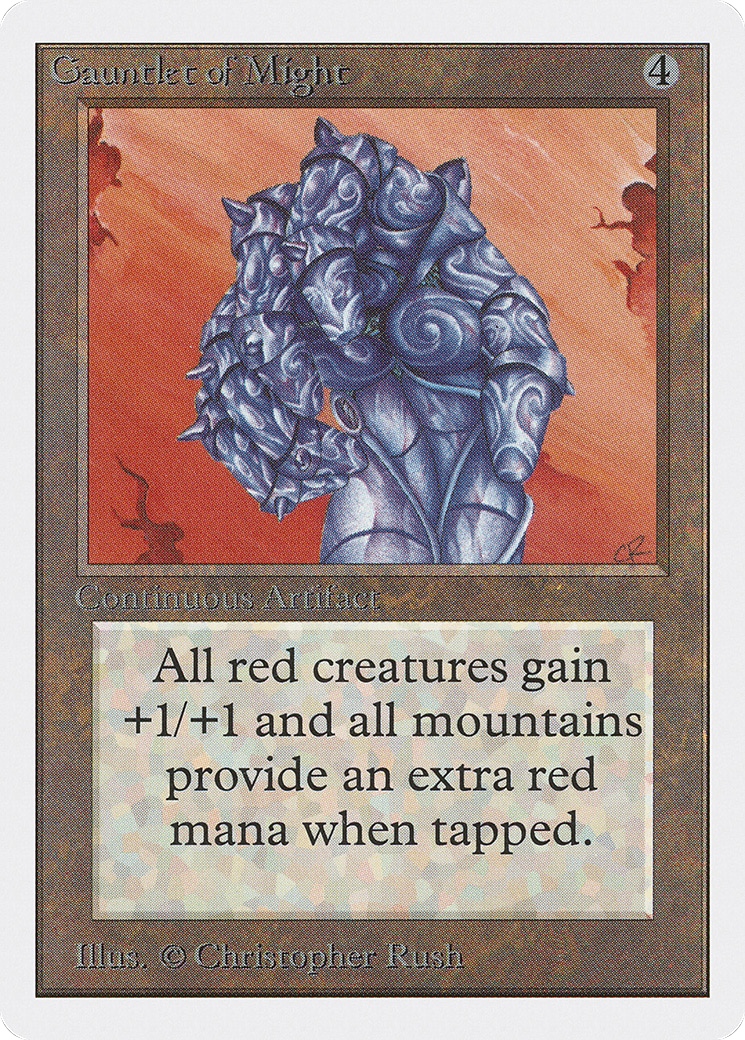 Gauntlet of Might (2ED-245) - Unlimited Edition - Premium MTG Single from Wizards of the Coast - Just $121.17! Shop now at Game Crave Tournament Store