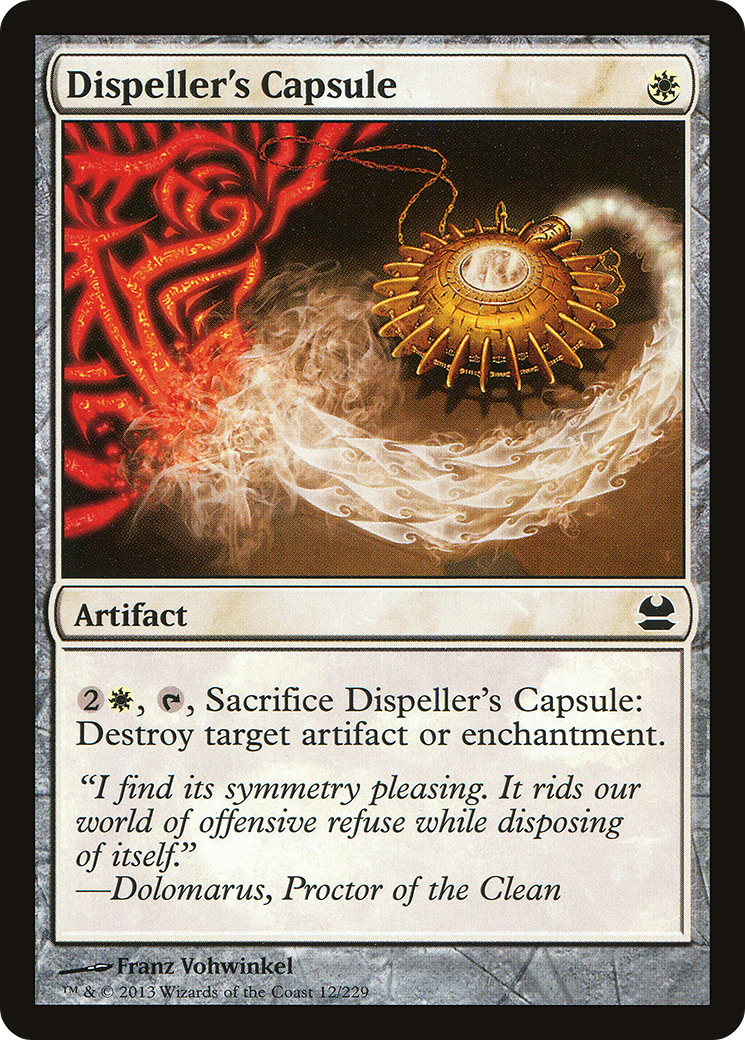 Dispeller's Capsule (MMA-012) - Modern Masters Foil - Premium MTG Single from Wizards of the Coast - Just $0.12! Shop now at Game Crave Tournament Store