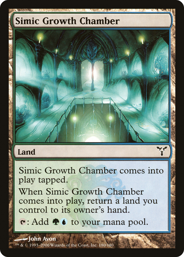 Simic Growth Chamber (DIS-180) - Dissension - Premium MTG Single from Wizards of the Coast - Just $0.10! Shop now at Game Crave Tournament Store