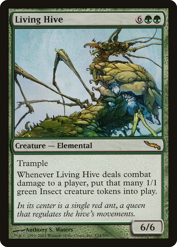 Living Hive (MRD-124) - Mirrodin Foil - Premium MTG Single from Wizards of the Coast - Just $1.36! Shop now at Game Crave Tournament Store