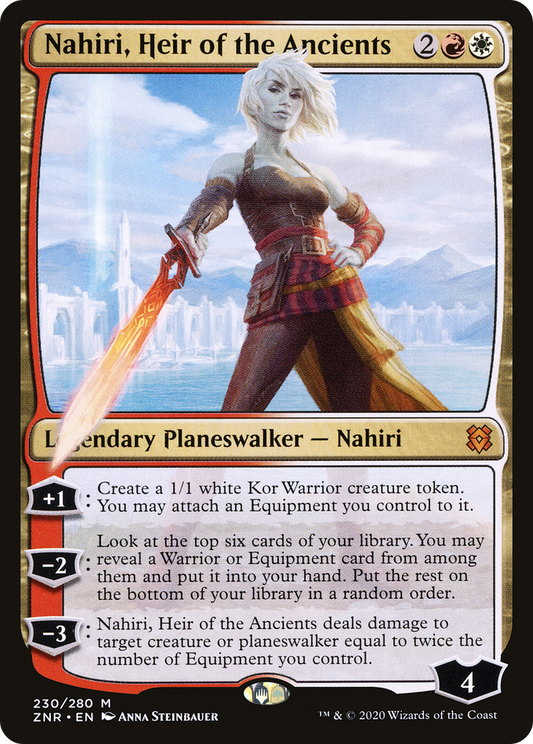 Nahiri, Heir of the Ancients (ZNR-230) - Zendikar Rising Foil - Premium MTG Single from Wizards of the Coast - Just $0.71! Shop now at Game Crave Tournament Store