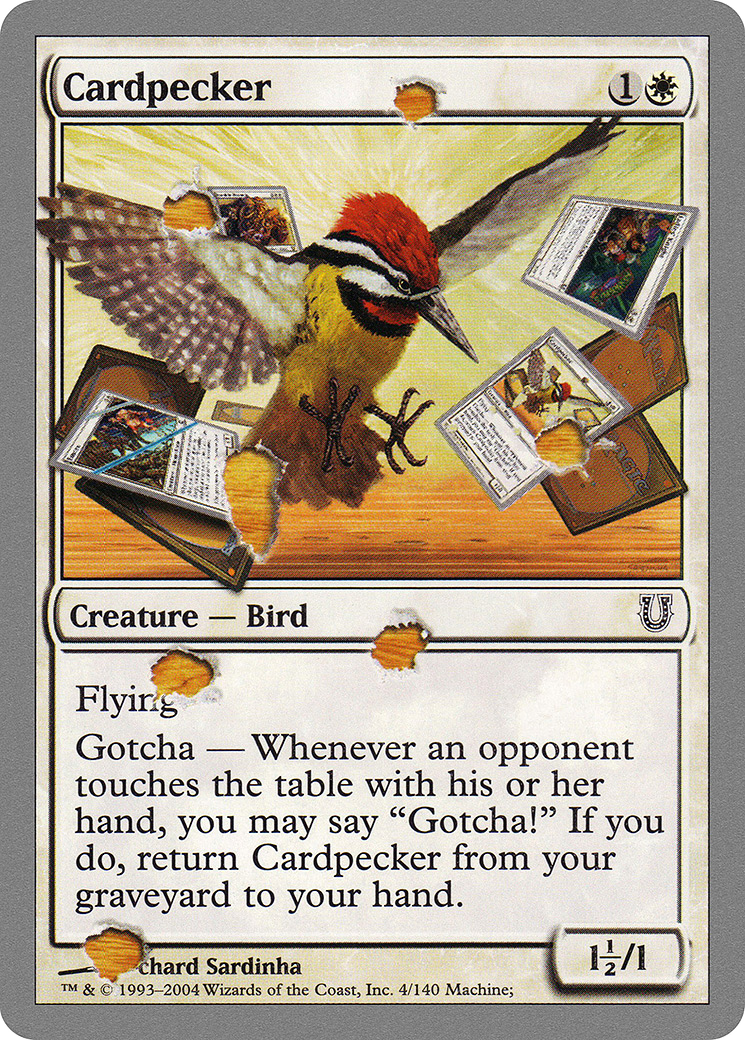 Cardpecker (UNH-004) - Unhinged - Premium MTG Single from Wizards of the Coast - Just $0.25! Shop now at Game Crave Tournament Store