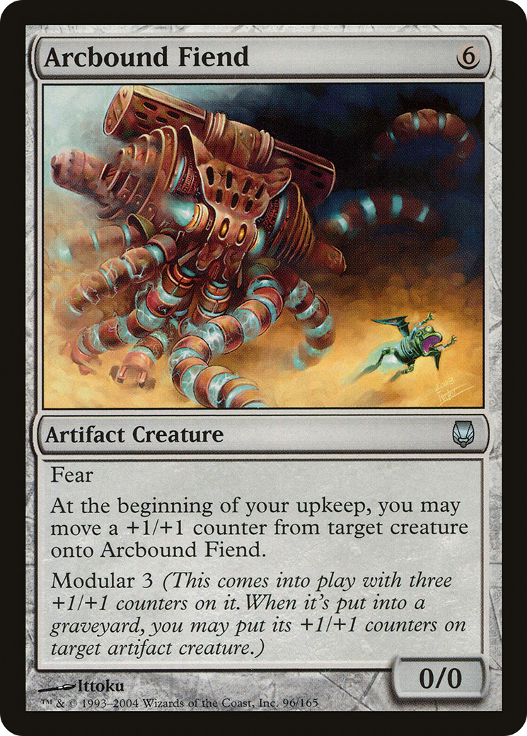 Arcbound Fiend (DST-096) - Darksteel Foil - Premium MTG Single from Wizards of the Coast - Just $1.04! Shop now at Game Crave Tournament Store