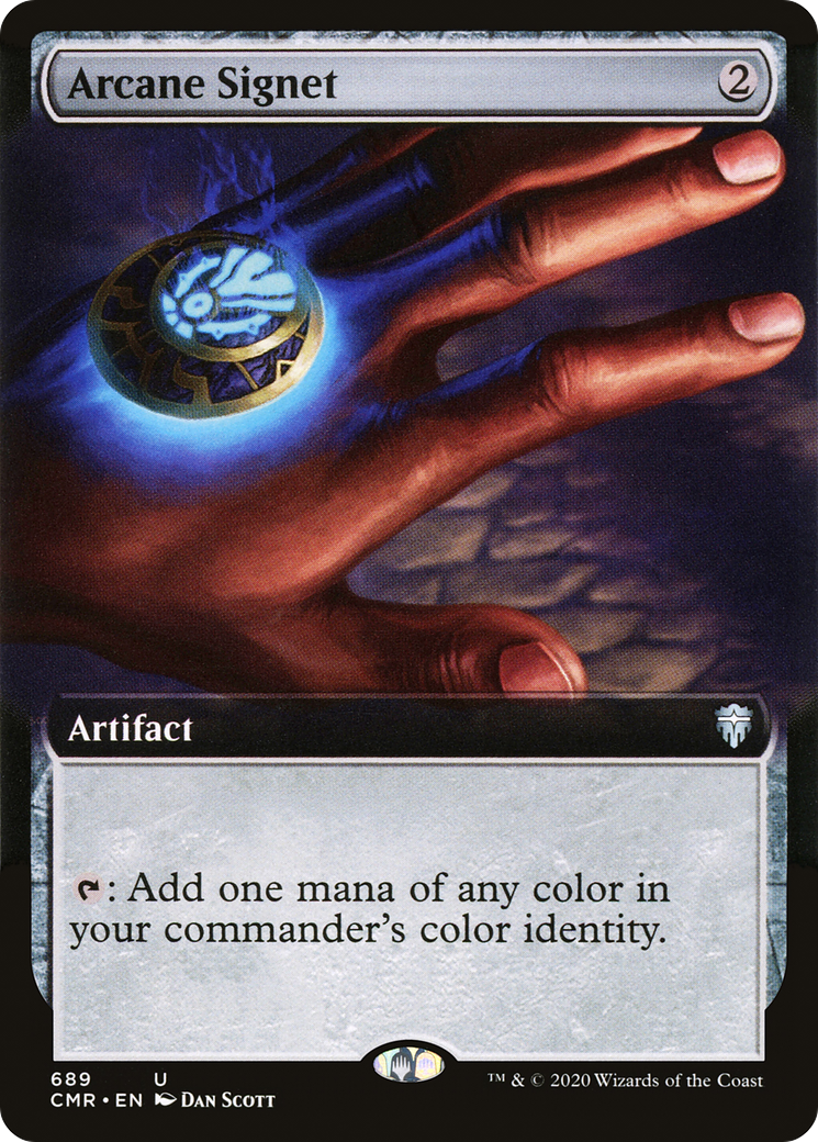 Arcane Signet (CMR-689) - Commander Legends: (Extended Art) Foil - Premium MTG Single from Wizards of the Coast - Just $0.57! Shop now at Game Crave Tournament Store
