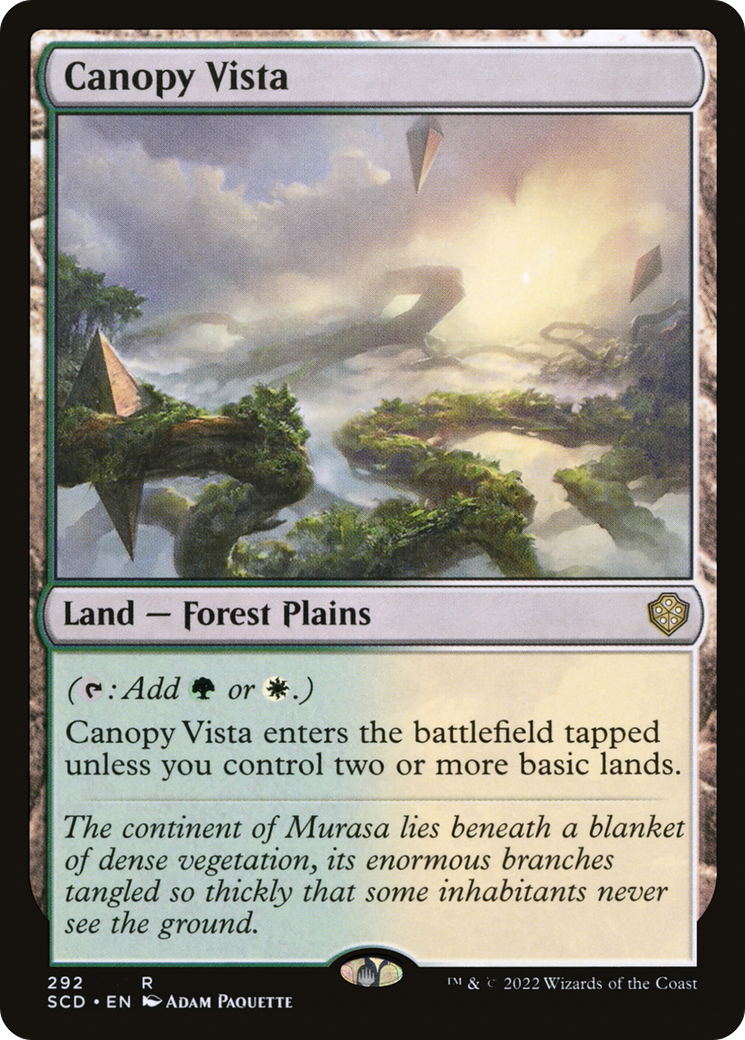 Canopy Vista (SCD-292) - Starter Commander Decks - Premium MTG Single from Wizards of the Coast - Just $0.08! Shop now at Game Crave Tournament Store