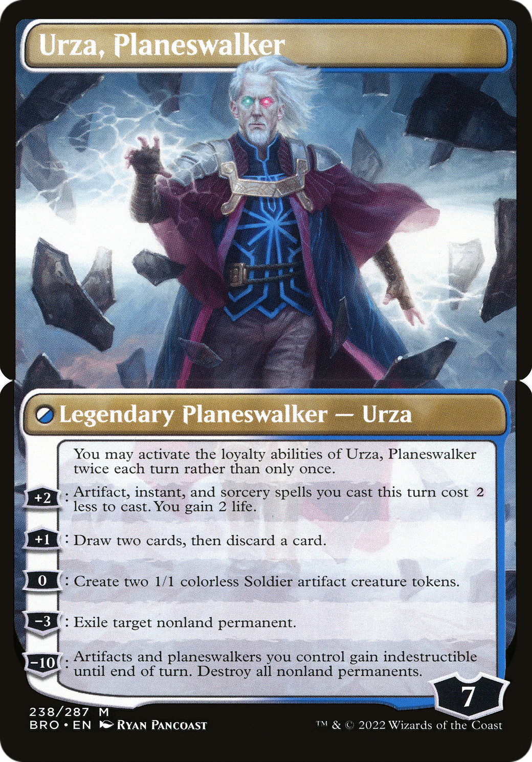 Urza, Planeswalker (BRO-238B) - The Brothers' War - Premium MTG Single from Wizards of the Coast - Just $0! Shop now at Game Crave Tournament Store