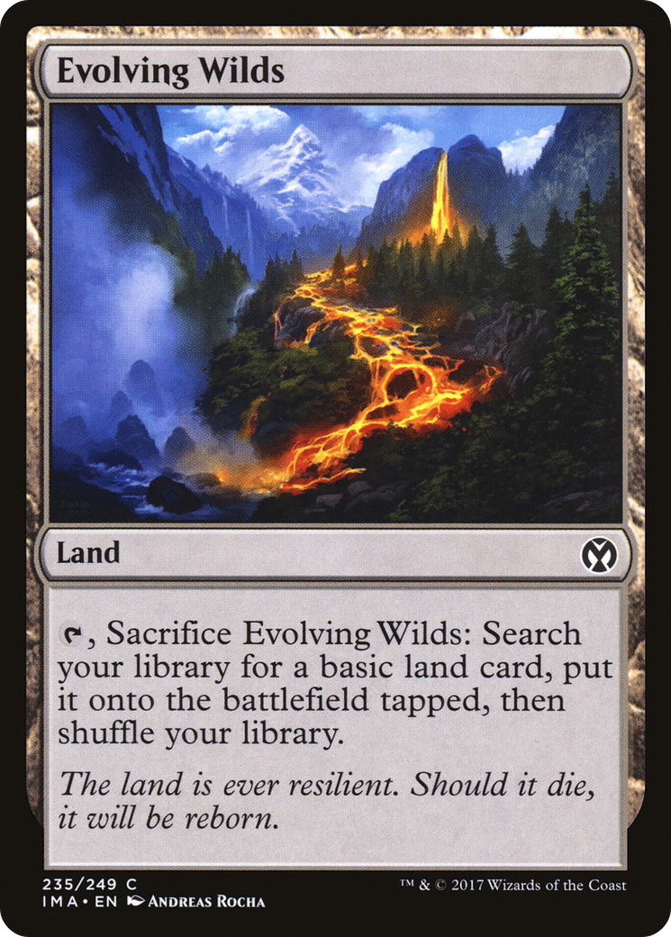 Evolving Wilds (IMA-235) - Iconic Masters Foil - Premium MTG Single from Wizards of the Coast - Just $0.31! Shop now at Game Crave Tournament Store