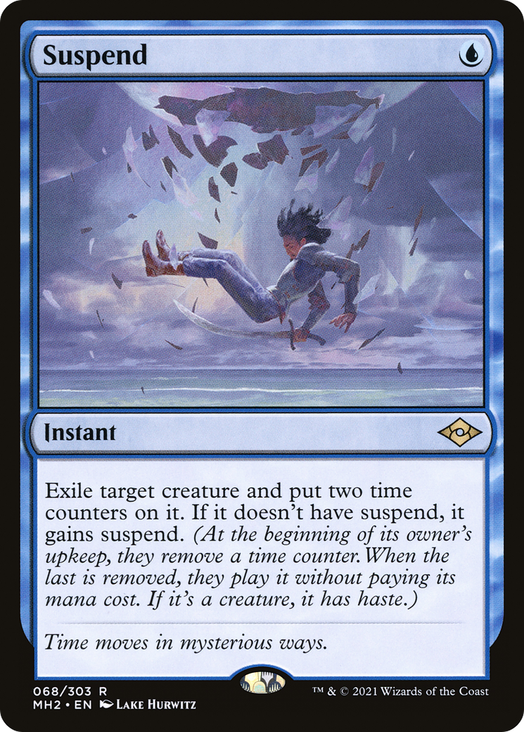 Suspend (MH2-068) - Modern Horizons 2 Foil - Premium MTG Single from Wizards of the Coast - Just $0.26! Shop now at Game Crave Tournament Store
