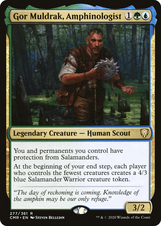 Gor Muldrak, Amphinologist (CMR-277) - Commander Legends - Premium MTG Single from Wizards of the Coast - Just $0.08! Shop now at Game Crave Tournament Store