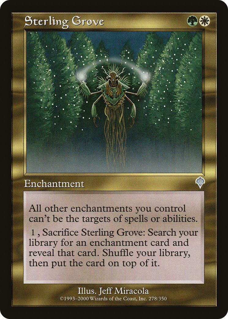 Sterling Grove (INV-278) - Invasion - Premium MTG Single from Wizards of the Coast - Just $1.10! Shop now at Game Crave Tournament Store