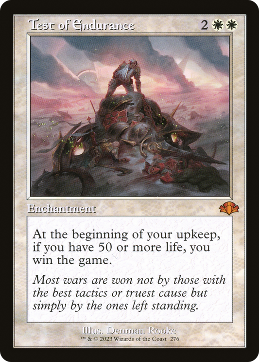 Test of Endurance (DMR-276) - Dominaria Remastered Foil - Premium MTG Single from Wizards of the Coast - Just $1.26! Shop now at Game Crave Tournament Store