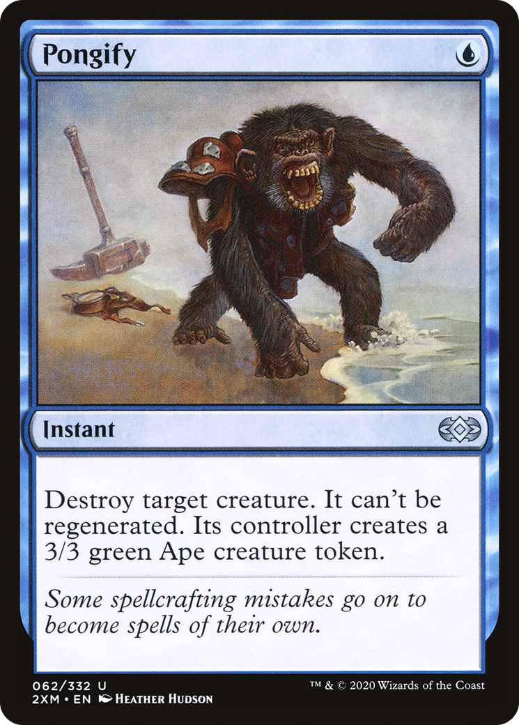 Pongify (2XM-062) - Double Masters Foil - Premium MTG Single from Wizards of the Coast - Just $2.44! Shop now at Game Crave Tournament Store