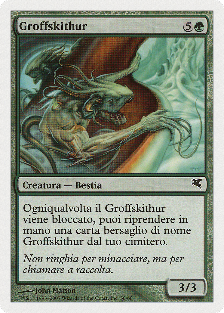Groffskithur (PSAL-K30) - Salvat 2005 - Premium MTG Single from Wizards of the Coast - Just $0! Shop now at Game Crave Tournament Store