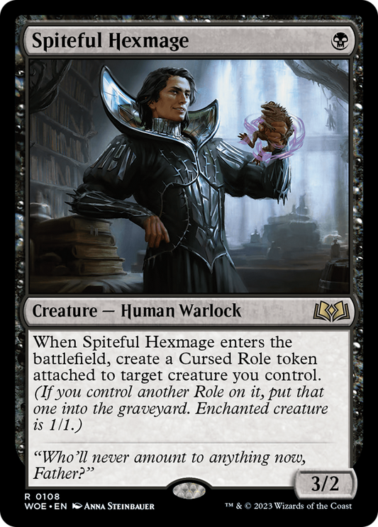 Spiteful Hexmage (WOE-108) - Wilds of Eldraine Foil - Premium MTG Single from Wizards of the Coast - Just $0.08! Shop now at Game Crave Tournament Store
