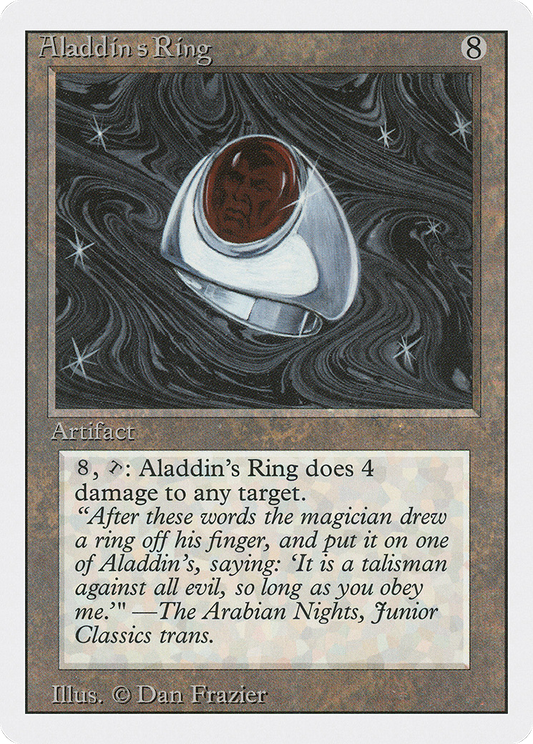 Aladdin's Ring (3ED-232) - Revised Edition - Premium MTG Single from Wizards of the Coast - Just $0.17! Shop now at Game Crave Tournament Store