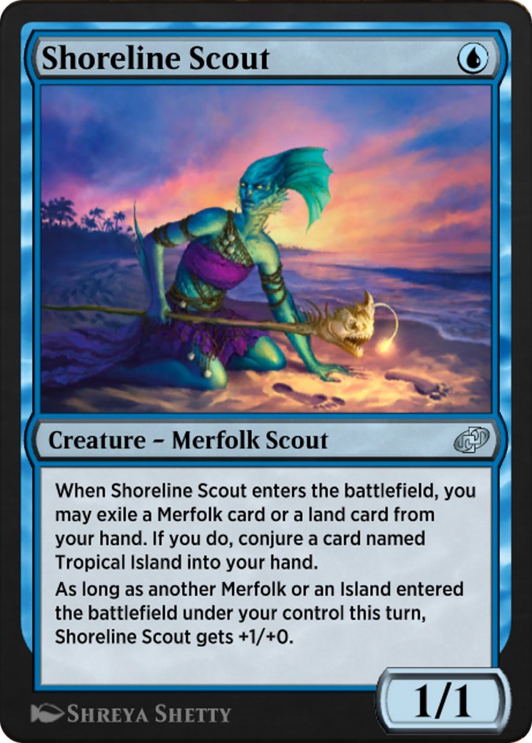 Shoreline Scout (J21-012) - Jumpstart: Historic Horizons - Premium MTG Single from Wizards of the Coast - Just $0! Shop now at Game Crave Tournament Store