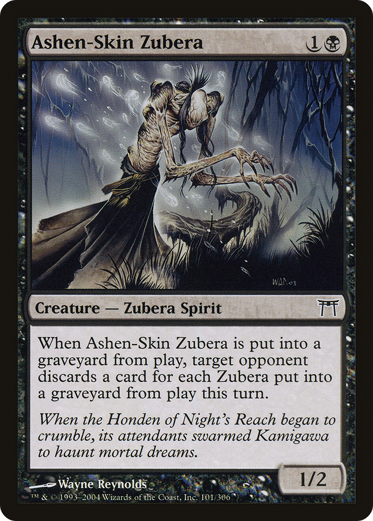 Ashen-Skin Zubera (CHK-101) - Champions of Kamigawa - Premium MTG Single from Wizards of the Coast - Just $0.08! Shop now at Game Crave Tournament Store