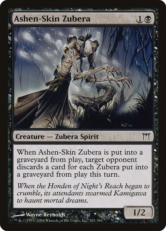Ashen-Skin Zubera (CHK-101) - Champions of Kamigawa Foil - Premium MTG Single from Wizards of the Coast - Just $0.98! Shop now at Game Crave Tournament Store