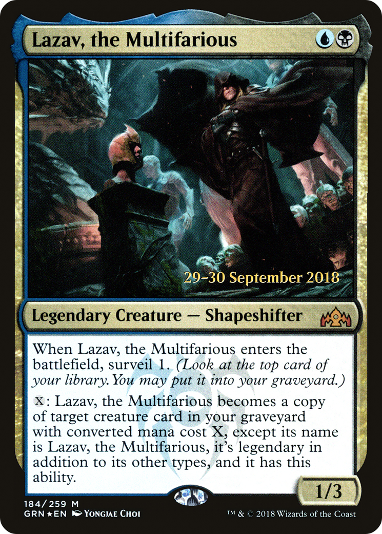 Lazav, the Multifarious (PGRN-184S) - Guilds of Ravnica Promos Foil - Premium MTG Single from Wizards of the Coast - Just $0.82! Shop now at Game Crave Tournament Store