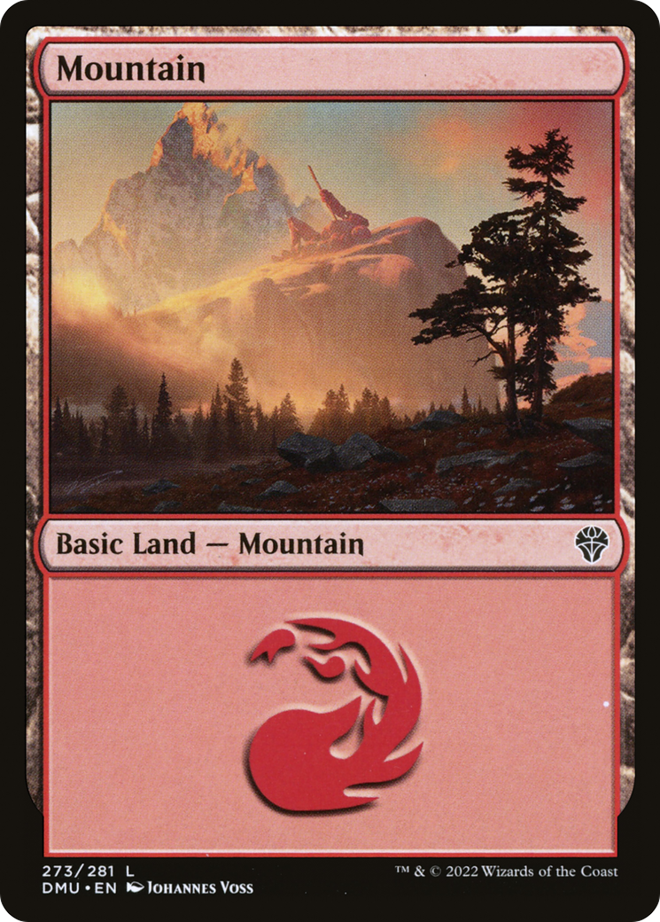 Mountain (DMU-273) - Dominaria United Foil - Premium MTG Single from Wizards of the Coast - Just $0.08! Shop now at Game Crave Tournament Store