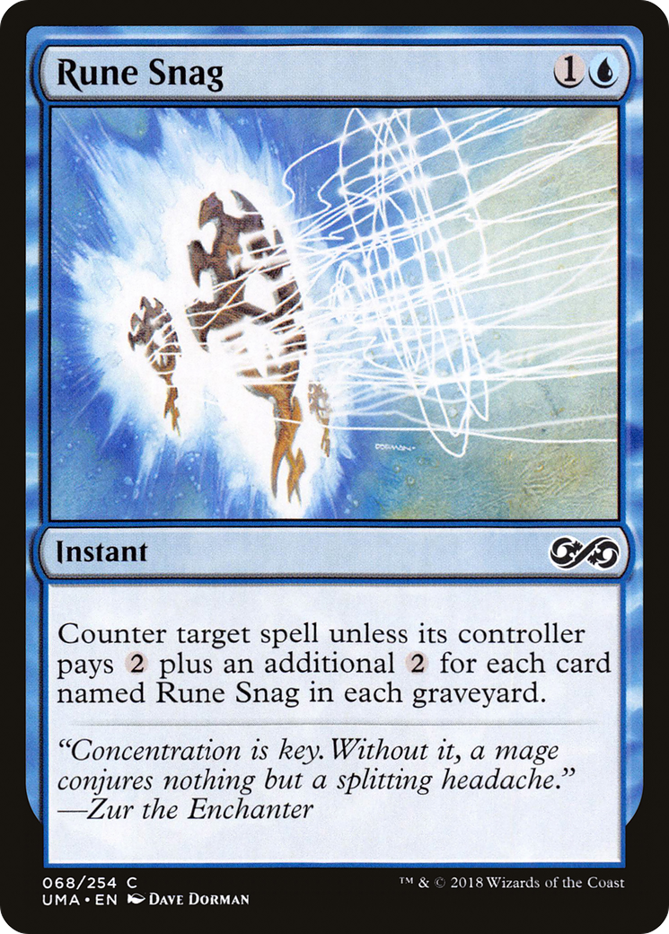 Rune Snag (UMA-068) - Ultimate Masters - Premium MTG Single from Wizards of the Coast - Just $0.08! Shop now at Game Crave Tournament Store