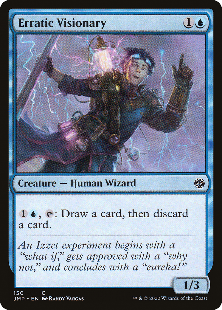 Erratic Visionary (JMP-150) - Jumpstart - Premium MTG Single from Wizards of the Coast - Just $0.08! Shop now at Game Crave Tournament Store
