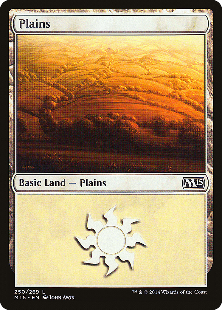 Plains (M15-250) - Magic 2015 Foil - Premium MTG Single from Wizards of the Coast - Just $0.16! Shop now at Game Crave Tournament Store