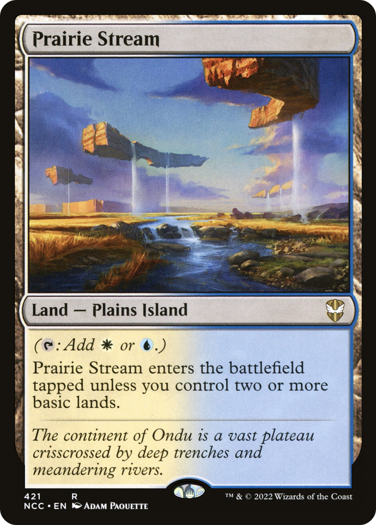 Prairie Stream (NCC-421) - New Capenna Commander - Premium MTG Single from Wizards of the Coast - Just $0.08! Shop now at Game Crave Tournament Store