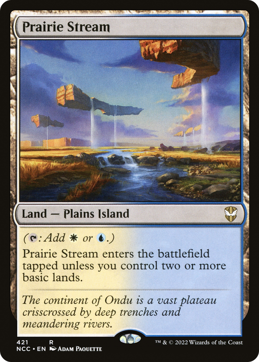 Prairie Stream (NCC-421) - New Capenna Commander - Premium MTG Single from Wizards of the Coast - Just $0.08! Shop now at Game Crave Tournament Store