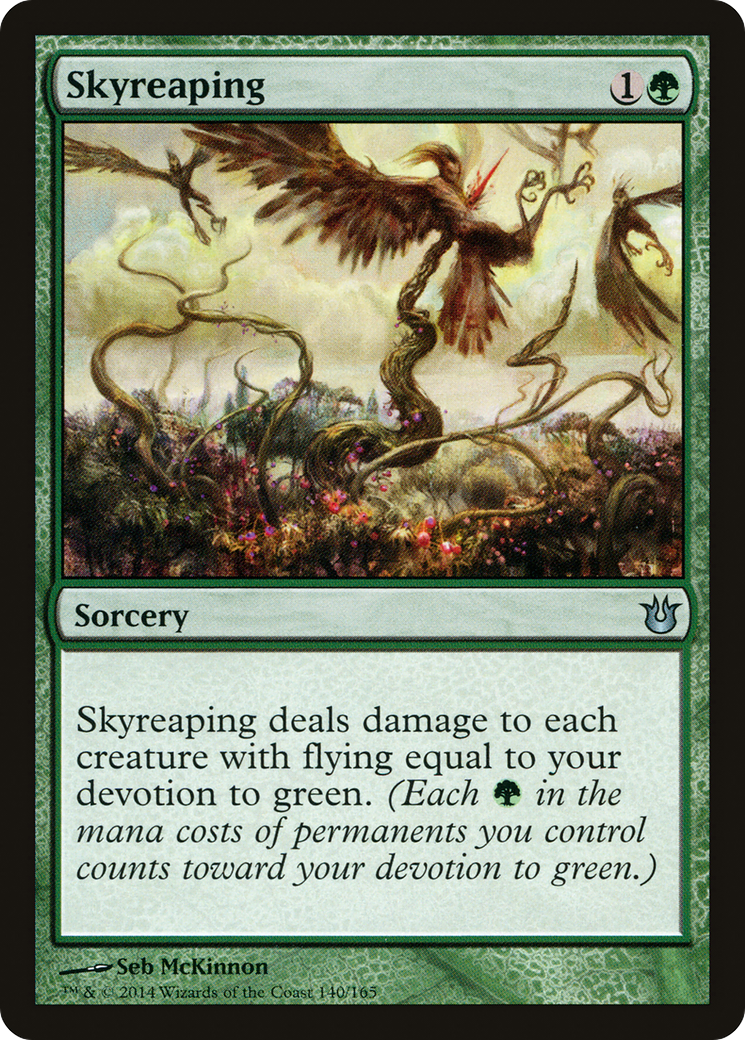Skyreaping (BNG-140) - Born of the Gods Foil - Premium MTG Single from Wizards of the Coast - Just $0.08! Shop now at Game Crave Tournament Store