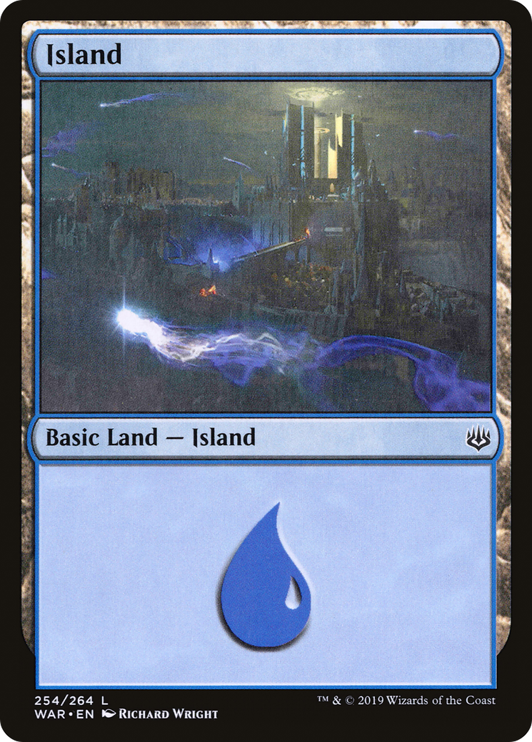 Island (WAR-254) - War of the Spark - Premium MTG Single from Wizards of the Coast - Just $0.08! Shop now at Game Crave Tournament Store