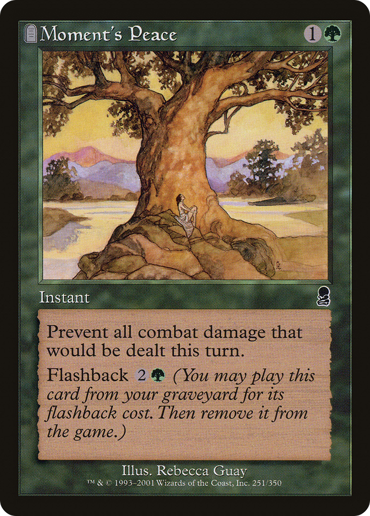 Moment's Peace (ODY-251) - Odyssey: (tombstone) - Premium MTG Single from Wizards of the Coast - Just $3.20! Shop now at Game Crave Tournament Store