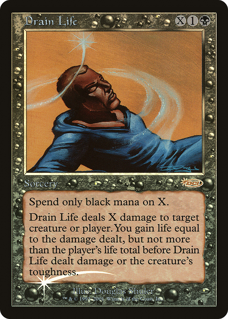 Drain Life (F02-007) - Friday Night Magic 2002 Foil - Premium MTG Single from Wizards of the Coast - Just $4.29! Shop now at Game Crave Tournament Store