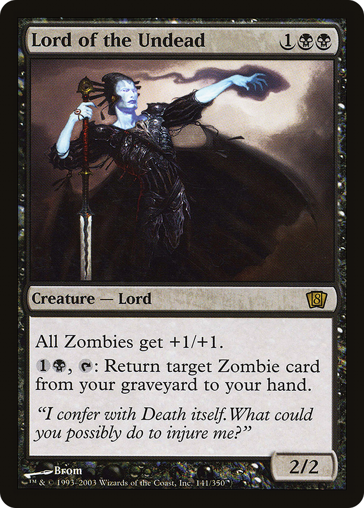 Lord of the Undead (8ED-141★) - Eighth Edition Foil - Premium MTG Single from Wizards of the Coast - Just $6.04! Shop now at Game Crave Tournament Store
