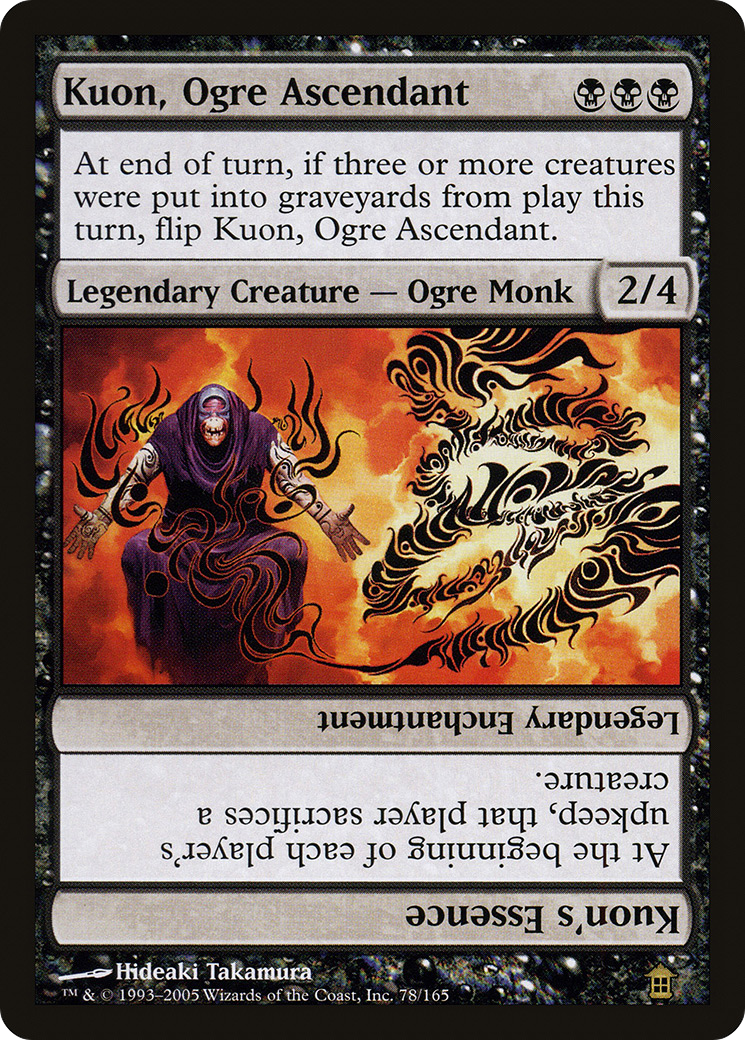 Kuon, Ogre Ascendant // Kuon's Essence (SOK-078) - Saviors of Kamigawa Foil - Premium MTG Single from Wizards of the Coast - Just $1.10! Shop now at Game Crave Tournament Store