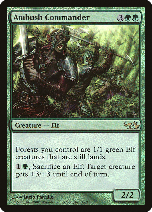 Ambush Commander (DD1-001) - Duel Decks: Elves vs. Goblins Foil - Premium MTG Single from Wizards of the Coast - Just $0.59! Shop now at Game Crave Tournament Store