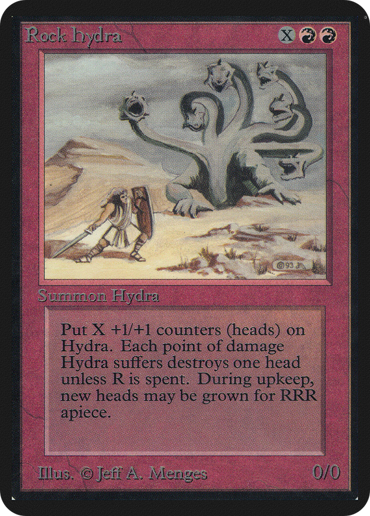 Rock Hydra (LEA-171) - Limited Edition Alpha - Premium MTG Single from Wizards of the Coast - Just $0! Shop now at Game Crave Tournament Store