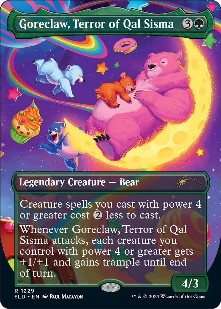 Goreclaw, Terror of Qal Sisma (SLD-1229) - Secret Lair Drop (Borderless) - Premium MTG Single from Wizards of the Coast - Just $4.11! Shop now at Game Crave Tournament Store