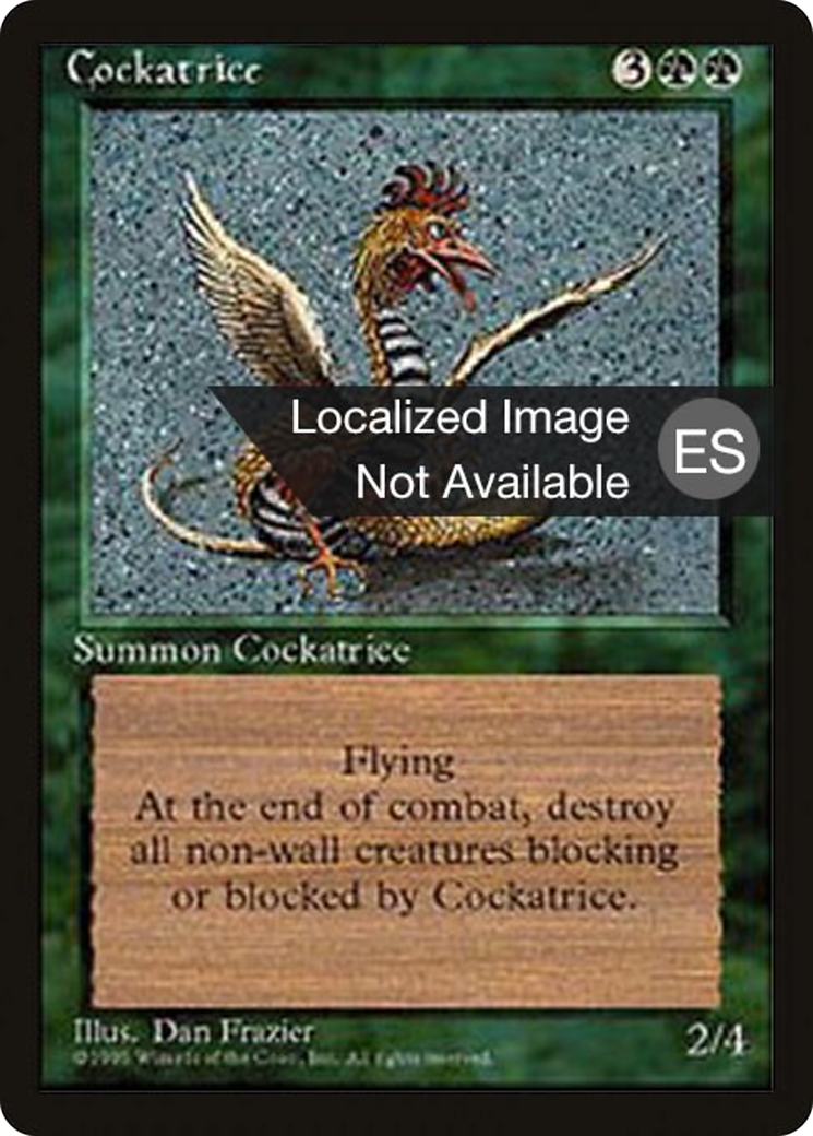 Cockatrice (4BB-237) - Fourth Edition Foreign Black Border - Premium MTG Single from Wizards of the Coast - Just $2.11! Shop now at Game Crave Tournament Store