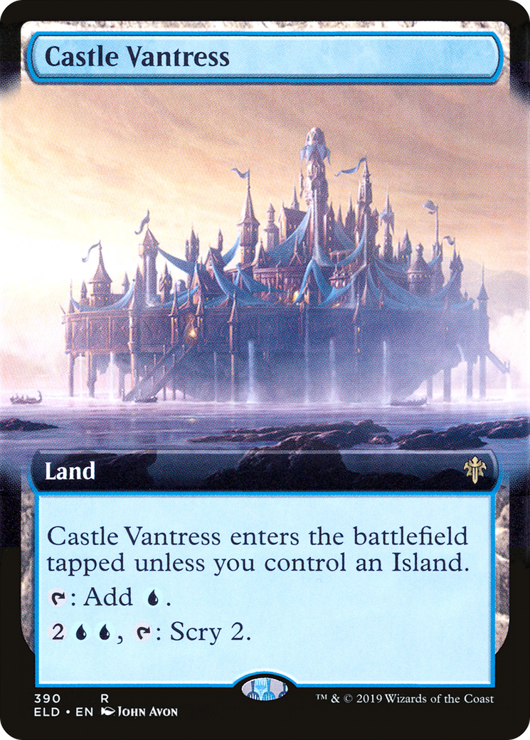 Castle Vantress (ELD-390) - Throne of Eldraine: (Extended Art) Foil - Premium MTG Single from Wizards of the Coast - Just $3.09! Shop now at Game Crave Tournament Store