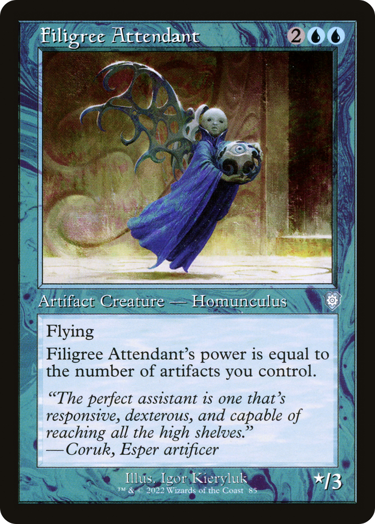 Filigree Attendant (BRC-085) - The Brothers' War Commander - Premium MTG Single from Wizards of the Coast - Just $0.08! Shop now at Game Crave Tournament Store