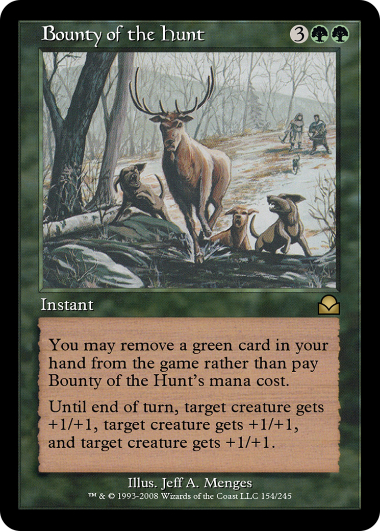 Bounty of the Hunt (ME2-154) - Masters Edition II Foil - Premium MTG Single from Wizards of the Coast - Just $0! Shop now at Game Crave Tournament Store