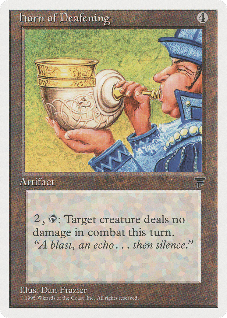 Horn of Deafening (CHR-100) - Chronicles - Premium MTG Single from Wizards of the Coast - Just $0.25! Shop now at Game Crave Tournament Store