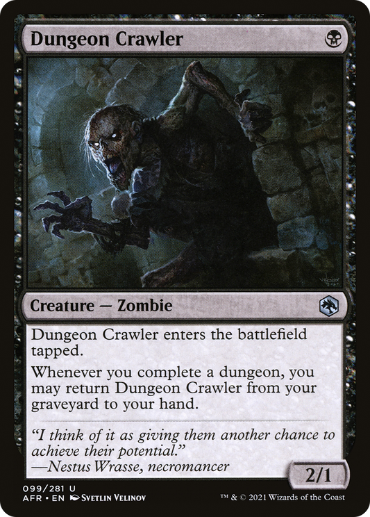 Dungeon Crawler (AFR-099) - Adventures in the Forgotten Realms Foil - Premium MTG Single from Wizards of the Coast - Just $0.25! Shop now at Game Crave Tournament Store
