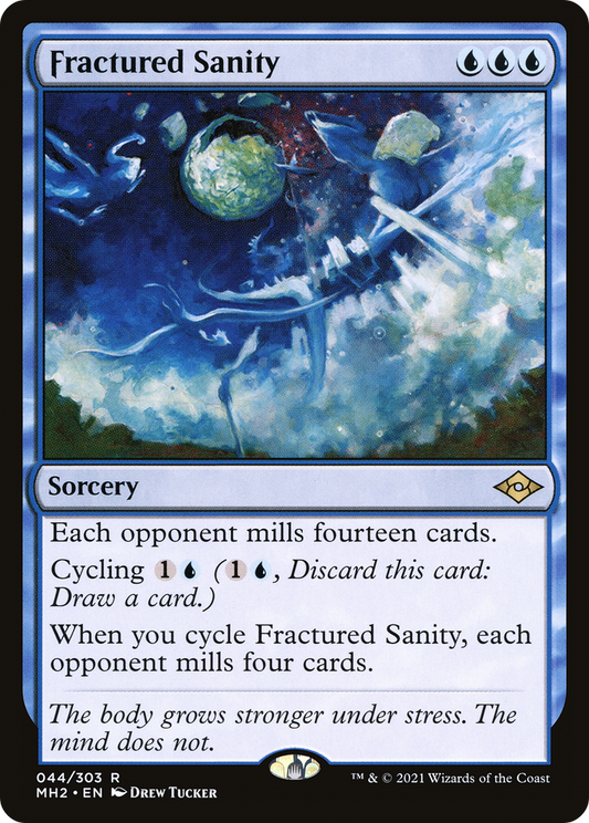 Fractured Sanity (MH2-044) - Modern Horizons 2 Foil - Premium MTG Single from Wizards of the Coast - Just $2.66! Shop now at Game Crave Tournament Store