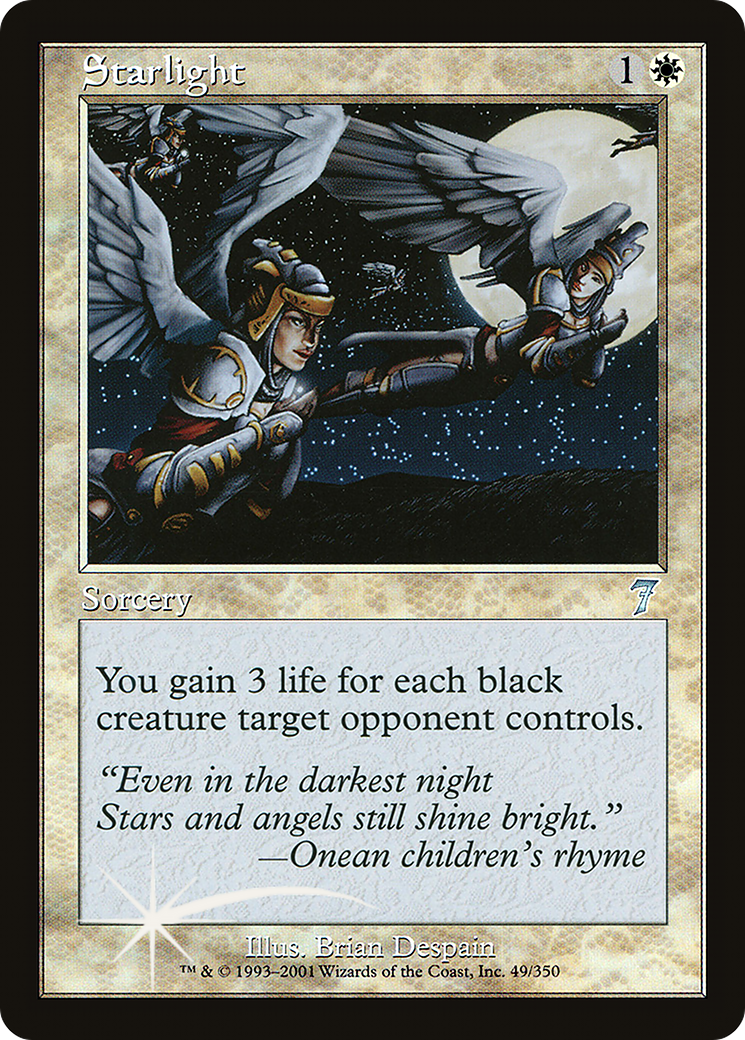Starlight (7ED-49★) - Seventh Edition Foil - Premium MTG Single from Wizards of the Coast - Just $1.49! Shop now at Game Crave Tournament Store