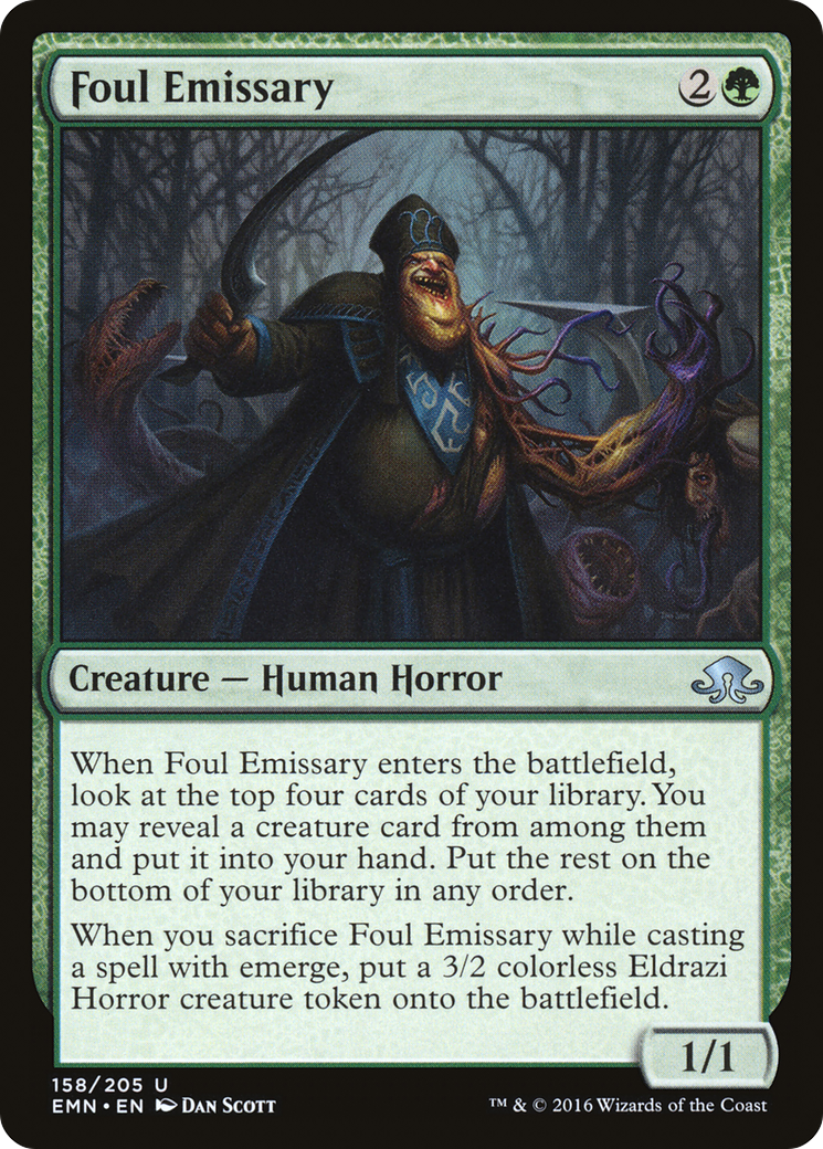 Foul Emissary (EMN-158) - Eldritch Moon - Premium MTG Single from Wizards of the Coast - Just $0.18! Shop now at Game Crave Tournament Store