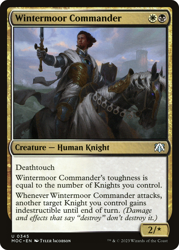 Wintermoor Commander (MOC-345) - March of the Machine Commander - Premium MTG Single from Wizards of the Coast - Just $0.08! Shop now at Game Crave Tournament Store